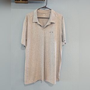 Oakley Gray Men's Polo Shirt